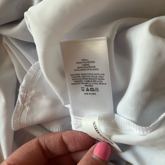 NWT Express Printed V-Neck Flutter Sleeve Smocked Waist Mini Dress, XL - Picture 6 of 6